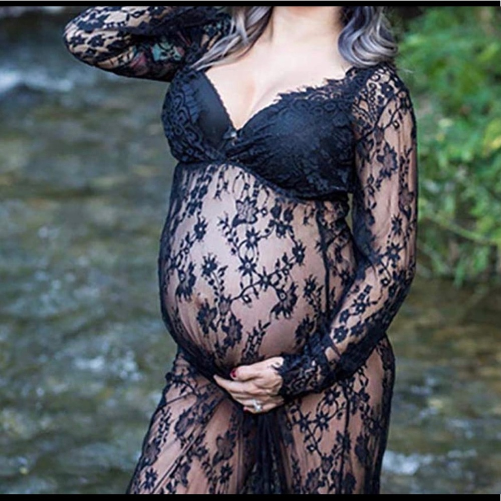 Maternity photo shoot dress